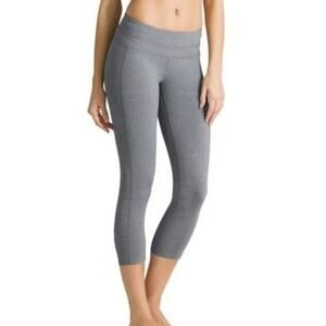 Athleta Odyssey Leggings Balance Capri Amalfi Blue Shimmer Active Size Small
